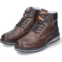 Tom Tailor Schnürstiefel Braun