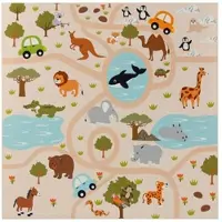 TT Home Kinderzimmerteppich Teppich Junge Mädchen Kinderteppich Baby Rutschfest Strasse