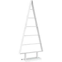 vidaXL Metall Weihnachtsbaum KUOPIO 90 cm Stahl Weiß 42053841
