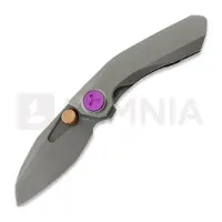 Reate VK-FROK Taschenmesser, Wire Wheel Titanium, Hand Rubbed Acid Wash