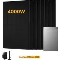 EcoFlow Stream 5000, mit 8 x 500 Bifaziale Solarmodule, by Powerness - 5kWh / 1 x Smart Meter Gen 2 / Standardversand