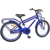 vidaXL Kinderfahrrad 18 Zoll für 5-7 Jahre alt Dunkelblau