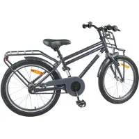 vidaXL Kinderfahrrad 20 Zoll für 6-11 Jahre alt Dunkelgrau