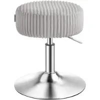 Vasagle Schminkhocker, höhenverstellbar, 360° drehbar, Cord