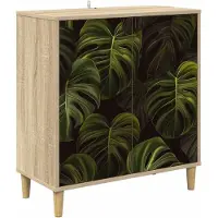 vidaXL Sideboard ELBURG Sonoma 69 x 33 x 75 cm Holzwerkstoff