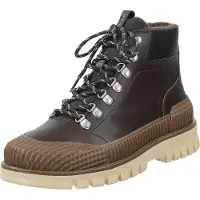 Gant Schnürboots "NEBRADA", Herren, Gr. 43, Polyester, braun, Rindsleder, Schuhe Schnürboots, Workerboots, Schnürstiefelette mit Profilsohle