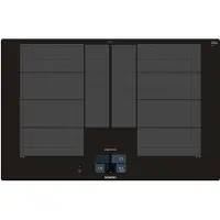 Siemens EX801KYW1E, Schwarz, Integriert, Zonen-Induktionskochfeld, Glaskeramik, 4 Zone(n), 4 Zone(n)