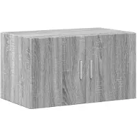 vidaXL Hochschrank Grau Sonoma 70x42,5x225 cm Holzwerkstoff