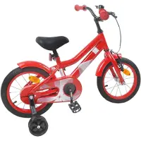 vidaXL Kinderfahrrad 14 Zoll für 3-5 Jahre alt Rot