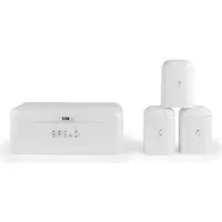 Salter BW14045EU7 Boston 4-teiliges Küchenzubehör-Set, Eisweiss