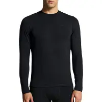 Craft Wool 95 Long Sleeve CN Men black/melange (999M) XL
