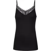 Mey Spaghetti Top Serie Amour Schwarz | Größe 44