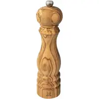 Peugeot PARIS Salzmühle, 22 cm, Antike Mühle mit modernem und effizientem Zirlion-Mahlwerk, Farbe: olivenholz
