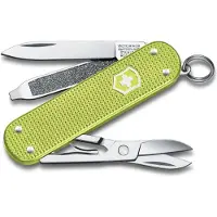 Victorinox Classic SD Alox Colors, 58 mm, kleines Taschenmesser Lime Twist