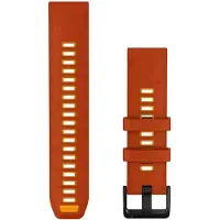 Garmin QuickFit Silikonarmband - QuickFit 22 mm Anschluss - Autumn Orange / Spark Orange