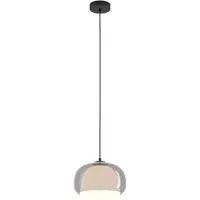 Eglo Hängelampe Belomontejo, dimmbar, alu / grau / zink, für Wohn- / Esszimmer, Glas, Junges Wohnen, Pendelleuchte