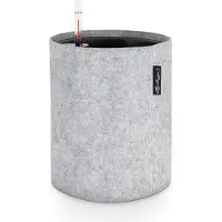 Lechuza 'Trendcover 32 Filz', light grey, Ø 32 x H 33 cm