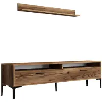 Skye Decor , Istanbul - Walnut, TV-Schränke, Nussbaum, 180 x 47 x 35 cm