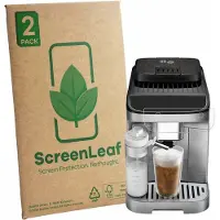 ScreenLeaf Schutzfolie für DeLonghi Magnifica Duo Displayschutz Display Schutz Folie Klar Transparent