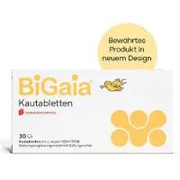 BiGaia Kautabletten 30 Stück Erdbeergeschmack