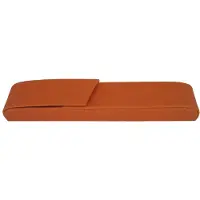 Alassio 2654 Stiftetui Rivoli, Etui 15,5 x 2,5 x 2 cm, Kunstleder, Orange