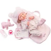 JC Toys 18791 La Newborn Atributo no aplicable al producto Babypuppe, Rosa