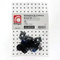 Restagraf 604002H Halteclipsatz Karosserie Hinten Kompatibel mit PEUGEOT 106 II