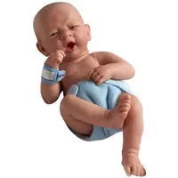JC Toys La Newborn Boutique – Realistische 35,6 cm anatomisch korrekte Jungen Baby Puppe – First Tear aus Vynil entwickelt von Berenguer