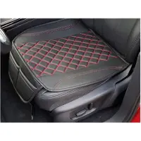 BREMER SITZBEZÜGE 1 Sitzauflage für Renault Clio 4 in Schwarz/Rote Naht (OT402)