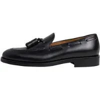 Hackett London für Herren. HMS200061 Mayfair Crust Lederschuhe, schwarz (42), Wohnung, Keine, Lässig, Klassisch