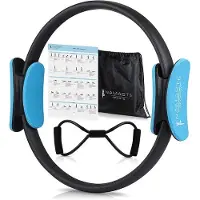 Unyqoos Pilates-Ring – Multifunktioneller Fitnessring mit Dual-Grip für Bauch, Beine & Po-Übungen
