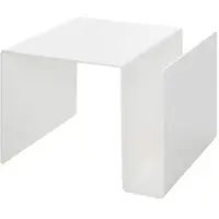 Müller Beistelltisch HUK weiß, Designer Michael Hilgers, 40x44x30 cm