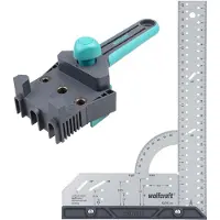 Wolfcraft Projekt-Set "Messen und Dübeln" - 8655000-2 clevere Helfer für Dübelve