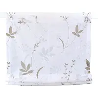 Kutti Heimtextilien Raffrollo "Dandelion Marc" mit Hakenaufhängung ohne Bohren weiß, blickdicht, Ausbrenner, gemustert, floral, pflegeleicht