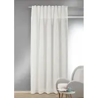 Homing Gardine "Liv" Gr. 1, beige (creme), B:135cm H:245cm, Polyester, Gardinen, Gardine, Fertigschal