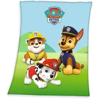 Paw Patrol Kinderdecke "Paw Petrol" mit Motiv, Kuscheldecke