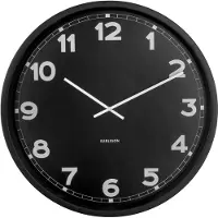 Karlsson - Wanduhr New Classic XL - Schwarz - Ø80cm