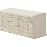 Tork Falthandtücher 66424, 2-lagig, Zick-Zack Falzung, 15 Pack á 250 Blatt (3750 Tücher), naturweiß