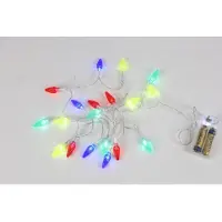 BURI 16x LED Lichterkette 20 Lampen Beleuchtung Weihnachten Christbaumschmuck Tannen