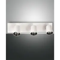 Licht-Erlebnisse Deckenspot Aluminium GU10 verstellbar Weiß 3-flammig länglich Spot Lampe Decke
