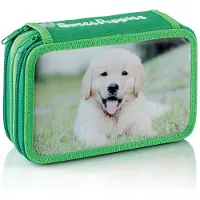 Favorit , Federmäppchen mit 3 Fächern für die Schule, mit Schrein, 20 x 13 x