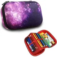 Zipit Colorz Federmäppchen für Mädchen, Großes Etui für Schule, Galaxie