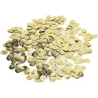 Famanu Münzen Pailletten Hänger - Kostüm Dekoration - 2000 Stück - Gold