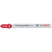 Bosch PRO Plastics PMMA clean T102BF Stichsägeblatt, 92 mm, 2-tlg.