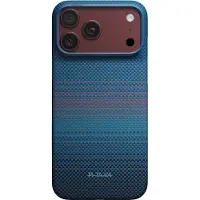 Pitaka Apple iPhone 18 Pro / 17 Pro Hülle - Aramidfaser - - Backcover/Hard Case - Blau