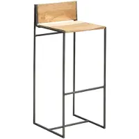 Chehoma - Soulid 'Bleach' Barhocker - Rustikale Eleganz und Langlebigkeit aus Ma