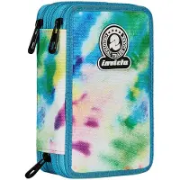 Invicta Federmäppchen, Mäppchen, Mehrfarbig, Federtasche für Schrein, Etui