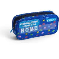 Pigna , Federmäppchen Electronic Games, personalisierbar, Packung mit 1 Stück