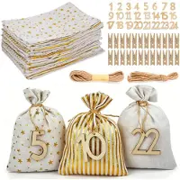 OEM Adventskalender zum Befüllen - 24 Säckchen zum Selber Befüllen