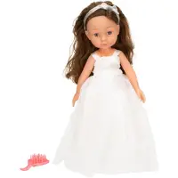 Colorbaby Mara-Puppe mit Gelenk für Kinder, 32 cm, Kamm inklusive, realistische